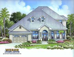 old florida floor plan - Biscayne Home Plan