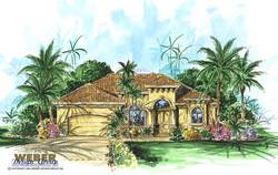 Laverra Home Plan-Tuscan Style House Plans