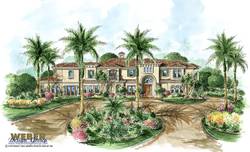 Mediterranean Floor Plan - Northlake House Plan