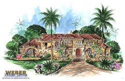 Tuscan Floor Plan | Palacio House Plan