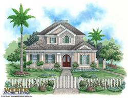 Florida Floor Plan - Key West House Plan
