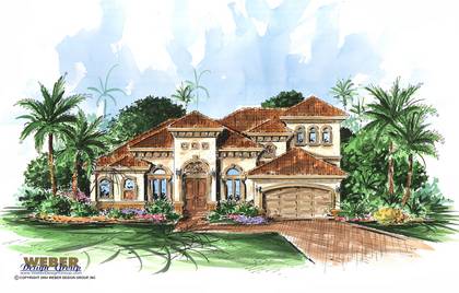 San Gabriel Home Plan-Mediterranean House Plans San Gabriel Home Plan-Mediterranean House Plans