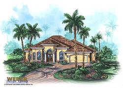 Grenada Home Plan-Tuscan Style House Plans
