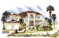 mediterranean floor plan - Catania I House Plan