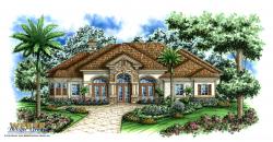 Country style floor plan