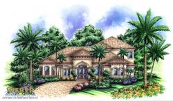 Royal Palm House Plan-Georgian House Plans