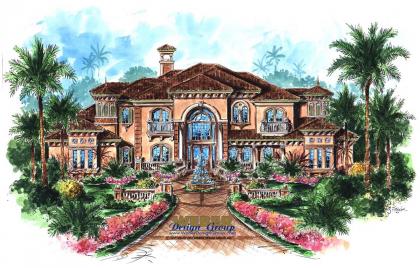 Mediterranean Home Plan Mediterranean Home Plan
