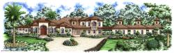 Santorini Manor Home Plan-Country House Plans