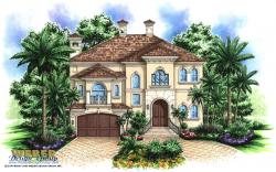 Saint Tropez House Plan-Beach House Plans
