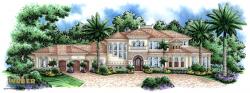 Mediterranean Floor Plan - Waterfront Floor Plan