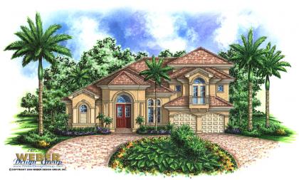 Santa Cruz Home Plan-Mediterranean House Plans Santa Cruz Home Plan-Mediterranean House Plans