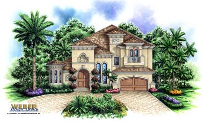 Tuscan House Plan | Aurora IV House Plan