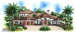 Coronada Home Plan-Coastal House Plans