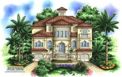 Casa Bella III House Plan-Beach House Plans