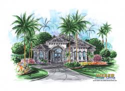 Mustang Island Home Plan-Pool House Plans
