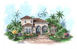 Avellino Isle Home Plan-Pool House Plans