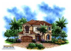 Ravello II House Plan-Pool House Plans