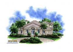 Calypso Cove Home Plan-Pool House Plans