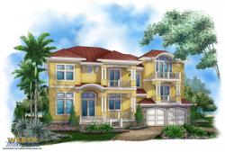 caribbean floor plan - By The C House Plan
