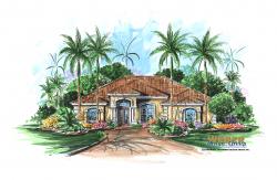 Villa Verano Model-Pool House Plans