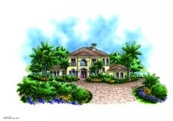 Martinique Home Plan-Country House Plans