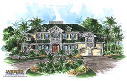 Osprey Cove Home Plan-Olde Florida Home Plans