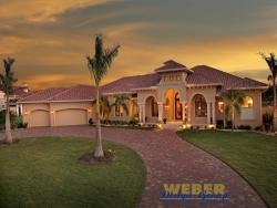 Villa Napoli House Plan-Golf Course Home Plans