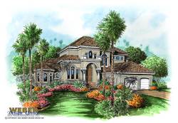 mediterranean floor plan - Savona House Plan