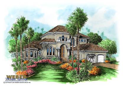 mediterranean house plan - Savona House Plan