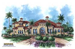 Mediterranean Floor Plan | Mandalay Bay House Plan