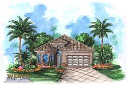 Mediterranean Floor Plan - Catalina Home Plan