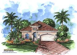 Narrow Floor Plan - Trinidad House Plan