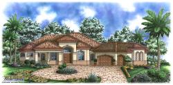 Riviera House Plan-Mediterranean House Plans