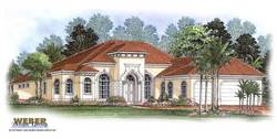 Essex House Plan-Tuscan Style House Plans